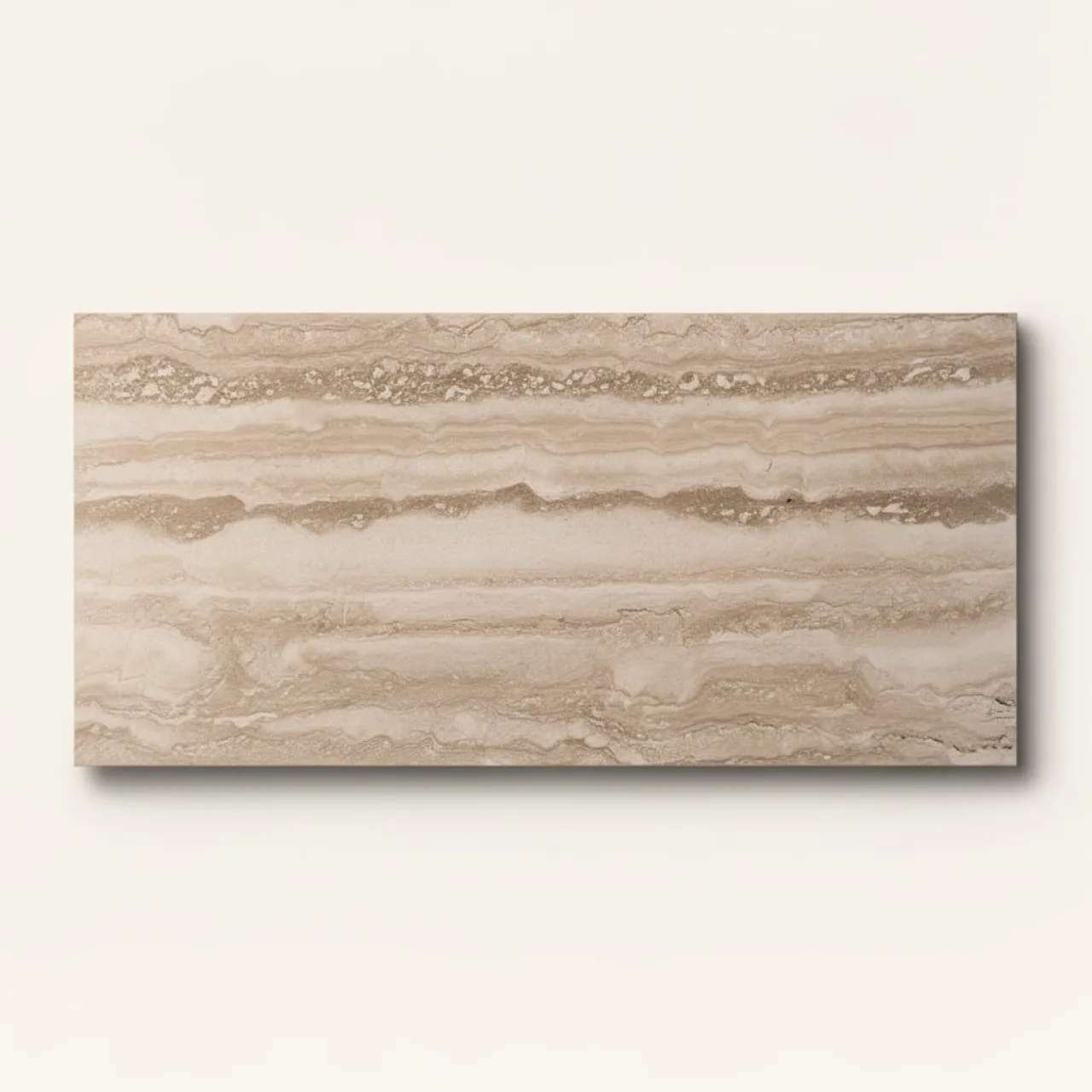 Travertin Érvágott Polírozott Burkolólap 60×30x2,0 cm