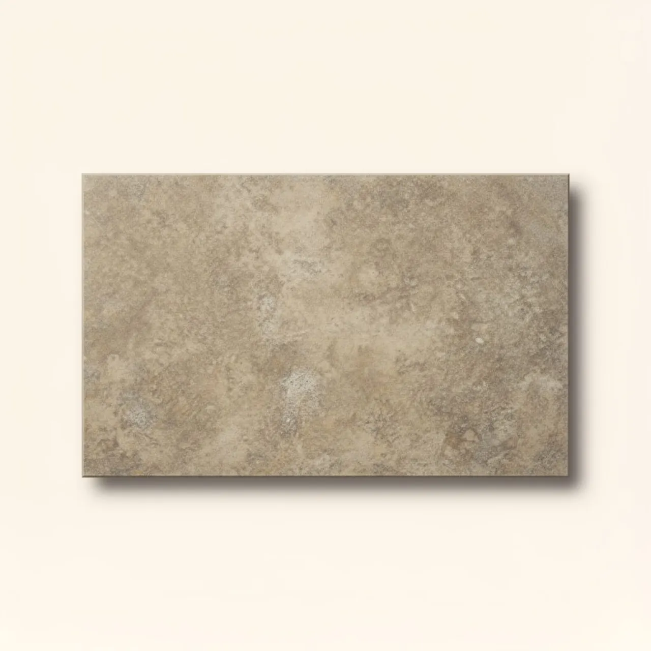 Travertin Bézs Sprengelt Tömítetlen Kefélt Burkolólap 61×40,6 cm