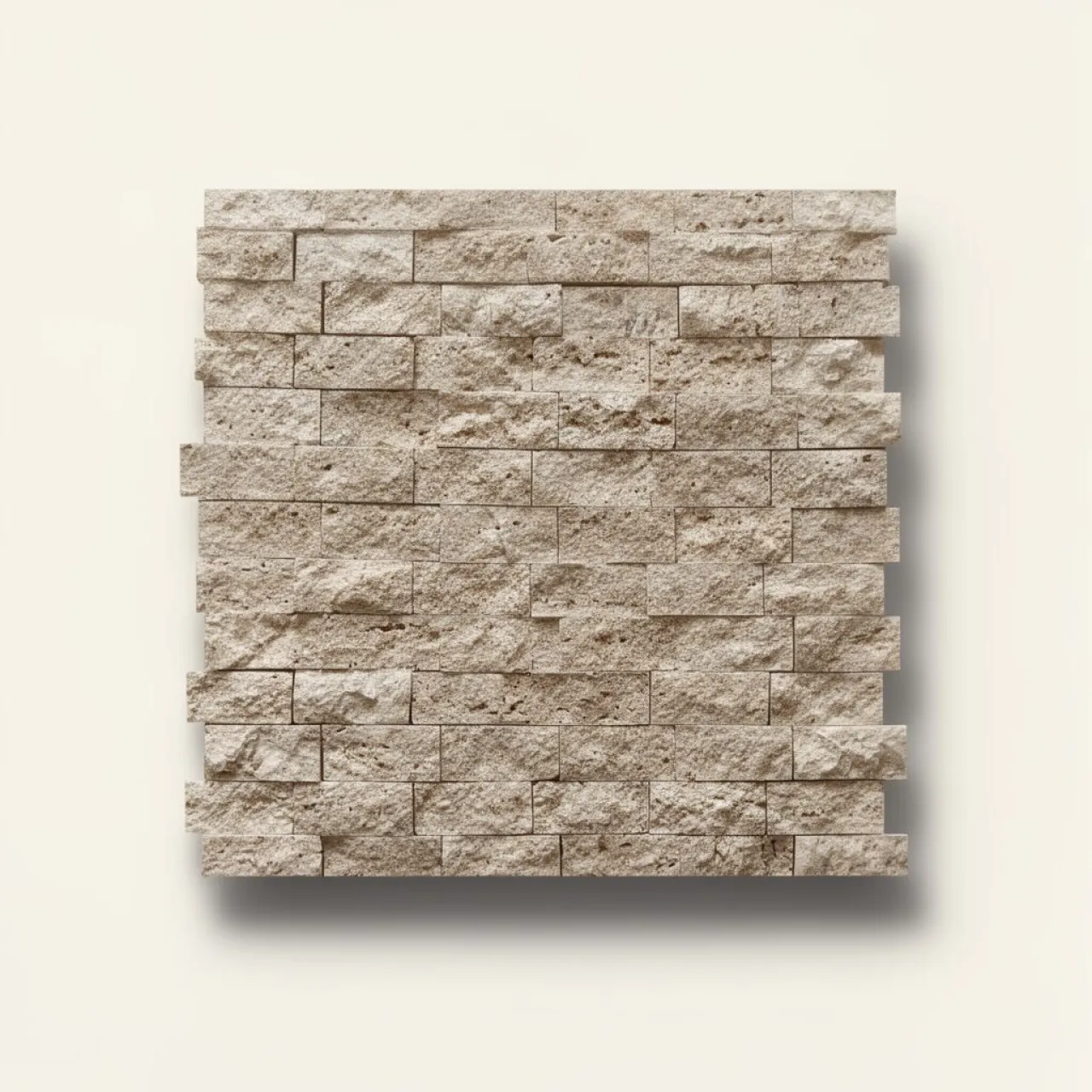 Travertin Roppantott Ciklop Bézs 23×48 mm