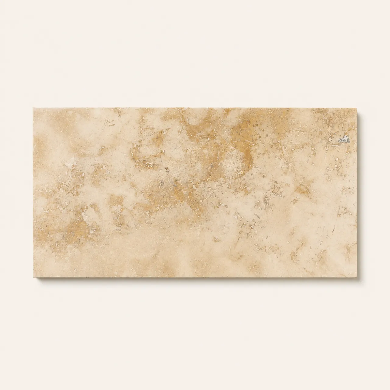 Travertin Prémium Keresztvágott Tömített Polírozott Burkolólap 61×30,5 cm