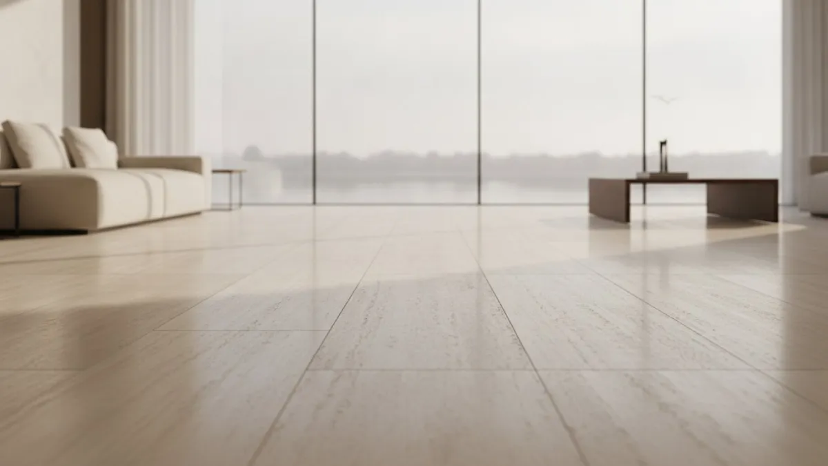 Travertin bézs burkolólap: Az időtlen elegancia és a természetes kő luxusa
