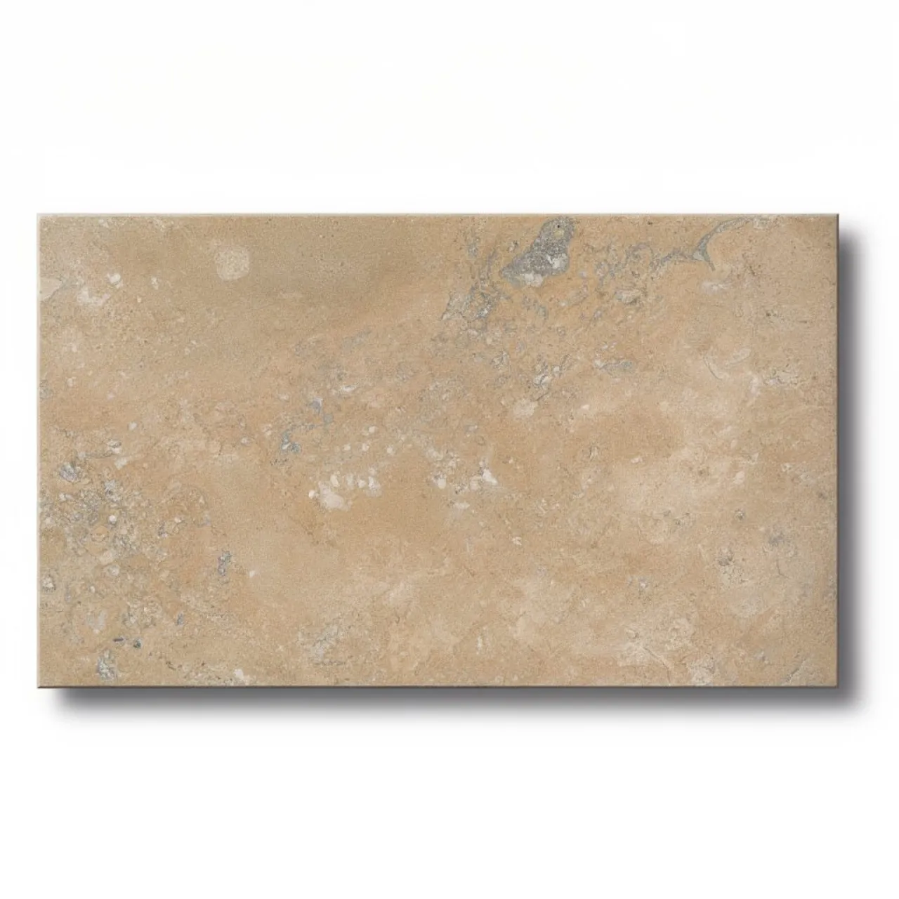 Travertin Rusztikus Tömítetlen Kefélt Keresztvágott Burkolólap 61×40,6 cm