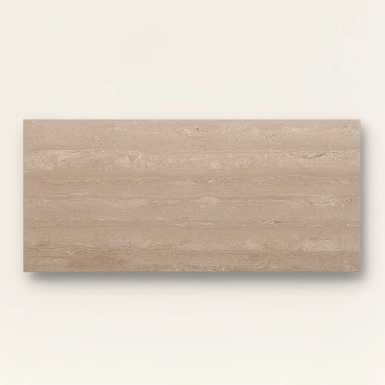 Travertin Érvágott Tömítetlen Polírozott Burkolólap 61×30,5 cm