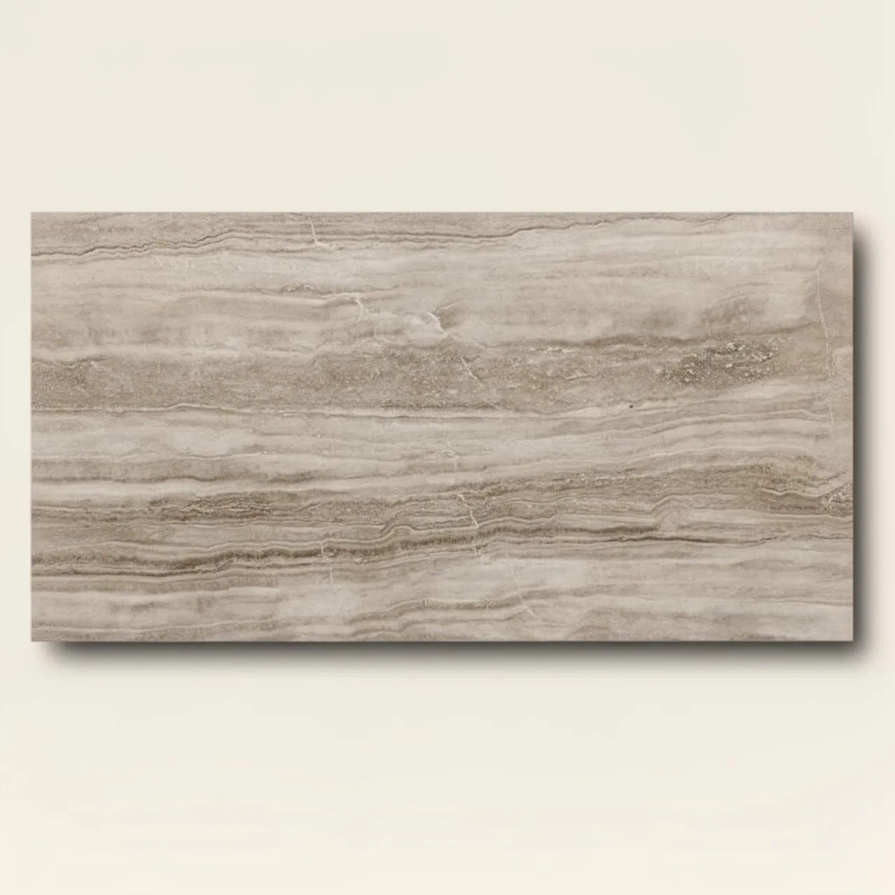 Travertin Érvágott Polírozott Egész tábla 102×220 cm (2 cm)