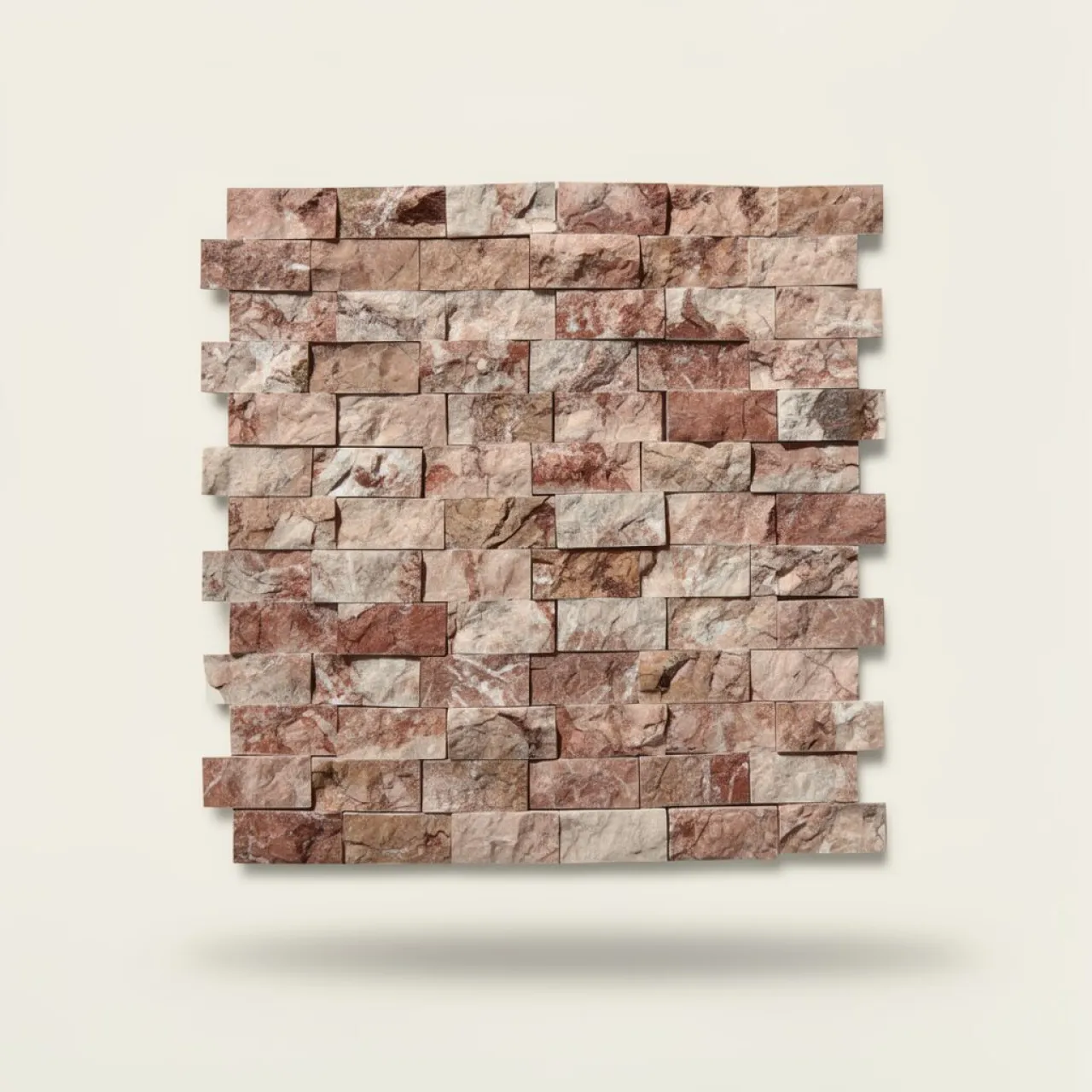 Törtfehér Márvány Roppantott Ciklop Mix 23×48 mm