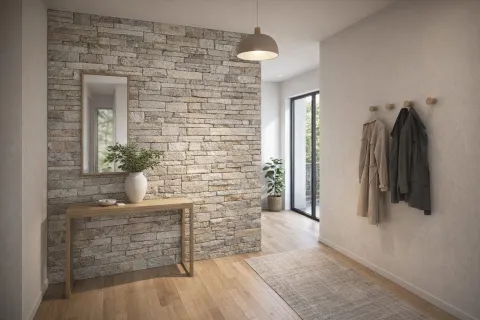 Balkán mészkő római előtér / folyosó